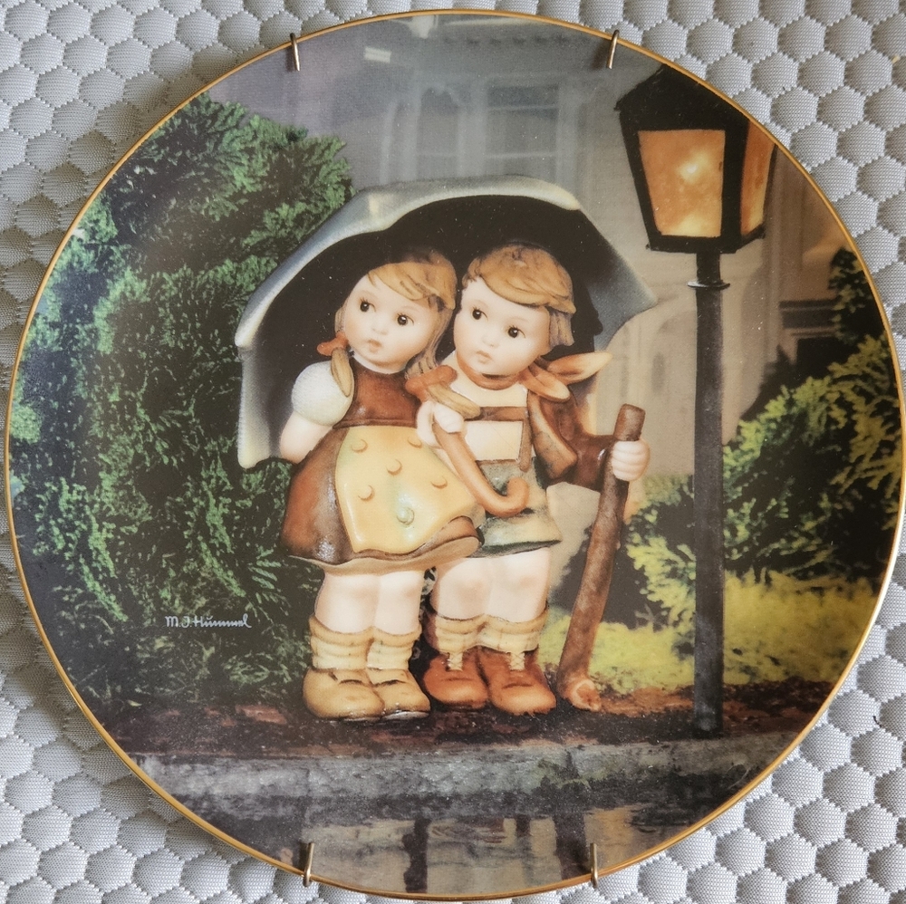 Stormy Weather Hummel Collector Plate
